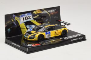 Audi R8 LMS GT3 #102 H-J. Stuck / H. Heyer Black Falcon 24 Hours of Nurburgring 2010 Minichamps 1:43 437101912 Метал — снимка 2 от 5