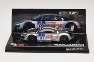 Audi R8 LMS GT3 #111 Metha / Breslin Black Falcon 24 Hours of Nurburgring 2010 Minichamps 1:43 437101911 Метал