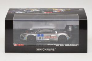 Audi R8 LMS GT3 #111 Metha / Breslin Black Falcon 24 Hours of Nurburgring 2010 Minichamps 1:43 437101911 Метал — снимка 5 от 5