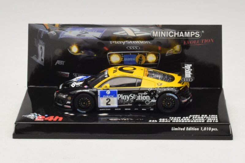 Audi R8 LMS GT3 #2 24 Hours of Nurburgring 2010 Minichamps 1:43 Audi R8 LMS GT3 #2 24 Hours of Nurburgring 2010 Minichamps 1:43 437101902 Метал