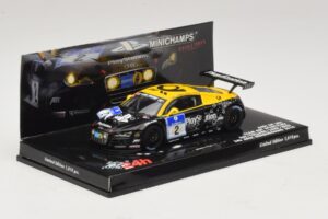 Audi R8 LMS GT3 #2 24 Hours of Nurburgring 2010 Minichamps 1:43 437101902 Метал — снимка 2 от 5