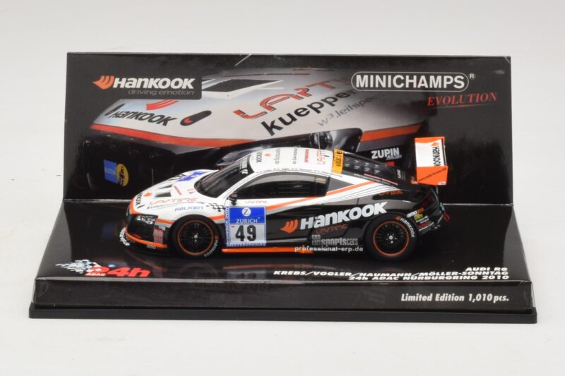 Audi R8 LMS GT3 #49 Krebs / Vogler Hankook 24 Hours of Nurburgring 2010 Minichamps 1:43 437101949 Метал