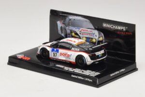 Audi R8 LMS GT3 #97 Phoenix Racing 24 Hours of Nurburgring 2010 Minichamps 1:43 437101997 Метал — снимка 3 от 5