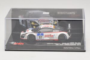 Audi R8 LMS GT3 #97 Phoenix Racing 24 Hours of Nurburgring 2010 Minichamps 1:43 437101997 Метал — снимка 4 от 5
