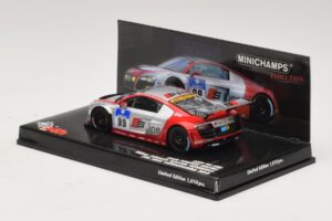 Audi R8 LMS GT3 #99 F. Biela / M. Fassler Phoenix Racing 24 Hours of Nurburgring 2010 Minichamps 1:43 437101999 Метал — снимка 3 от 5
