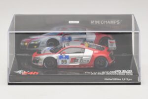 Audi R8 LMS GT3 #99 F. Biela / M. Fassler Phoenix Racing 24 Hours of Nurburgring 2010 Minichamps 1:43 437101999 Метал — снимка 4 от 5