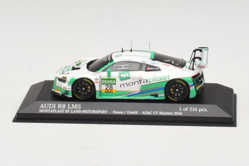 Audi R8 LMS Montaplast By Land-Motorsport #28 C. Haase / S. Ortelli ADAC GT Masters 2016 Minichamps 1:43 Audi R8 LMS Montaplast By Land-Motorsport #28 C. Haase / S. Ortelli ADAC GT Masters 2016 Minichamps 1:43 437161198 Метал