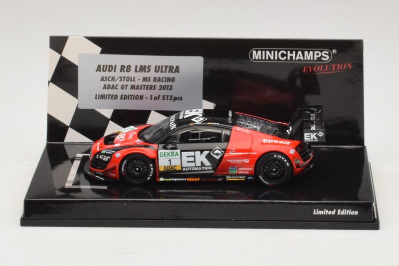 Audi R8 LMS Ultra #1 EK S. Asch / Stoll ADAC GT Masters 2013 Minichamps 1:43 Audi R8 LMS Ultra #1 EK S. Asch / Stoll ADAC GT Masters 2013 Minichamps 1:43 437130101 Метал