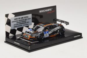 Audi R8 LMS Ultra #29 Team WRT Sandstorm L. Vanthoor 24 Hours of Nurburgring 2013 Minichamps 1:43 437130129 Метал — снимка 2 от 5