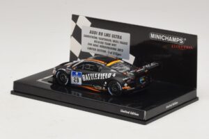 Audi R8 LMS Ultra #29 Team WRT Sandstorm L. Vanthoor 24 Hours of Nurburgring 2013 Minichamps 1:43 437130129 Метал — снимка 3 от 5