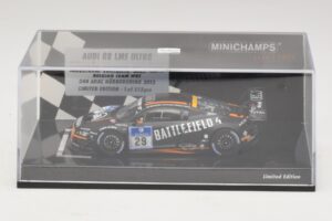 Audi R8 LMS Ultra #29 Team WRT Sandstorm L. Vanthoor 24 Hours of Nurburgring 2013 Minichamps 1:43 437130129 Метал — снимка 4 от 5