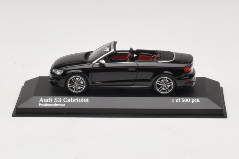 Audi S3 8P Кабриолет Черен Minichamps 1:43 Audi S3 8P Кабриолет Черен Minichamps 1:43 437013030 Метал