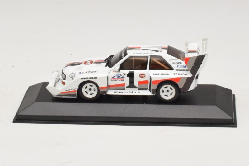 Audi Sport Quattro S1 #1 W. Rohrl Pikes Peak International Hill Climb Winner Record 1987 Minichamps 1:43 Audi Sport Quattro S1 #1 W. Rohrl Pikes Peak International Hill Climb Winner Record 1987 Minichamps 1:43 410871201 Метал