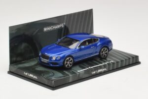 Bentley Continental GT V8 Син Металик Minichamps 1:43 436139982 Метал — снимка 2 от 4