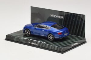Bentley Continental GT V8 Син Металик Minichamps 1:43 436139982 Метал — снимка 3 от 4
