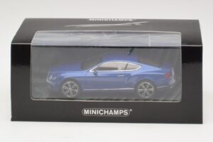 Bentley Continental GT V8 Син Металик Minichamps 1:43 436139982 Метал — снимка 4 от 4