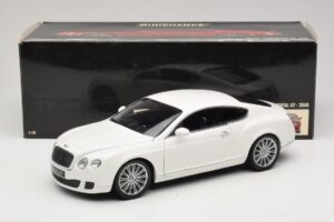 Bentley Continental GT Бял Резервна Кутия Minichamps 1:18 100139621-R1 Метал — снимка 8 от 8