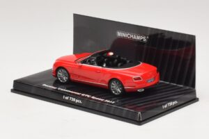 Bentley Continental GTC Speed Червен Minichamps 1:43 436139061 Метал — снимка 3 от 4