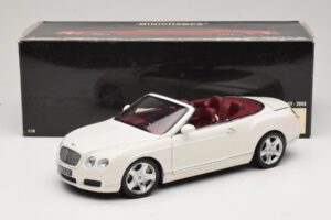 Bentley Continental GTC Бял Резервна Кутия Minichamps 1:18 100139032-R1 Метал — снимка 8 от 8