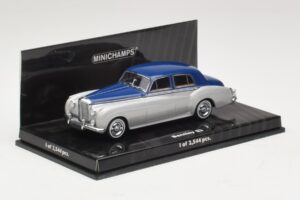Bentley S2 Сребристо Синьо Minichamps 1:43 436139950 Метал — снимка 2 от 4