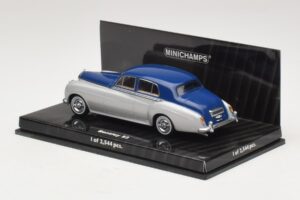 Bentley S2 Сребристо Синьо Minichamps 1:43 436139950 Метал — снимка 3 от 4