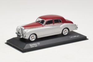 Bentley S2 Сребърен Червен Minichamps 1:43 403139953 Метал — снимка 2 от 4