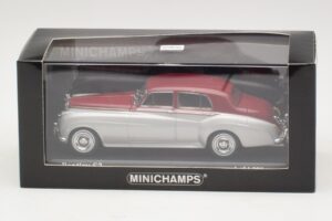 Bentley S2 Сребърен Червен Minichamps 1:43 403139953 Метал — снимка 4 от 4