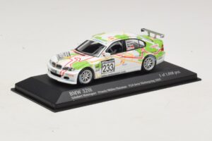 BMW 320i E46 #233 A. Priaulx / J. Muller Schubert Motorsport VLN Nurburgring 2005 Minichamps 1:43 400052433 Метал — снимка 2 от 4