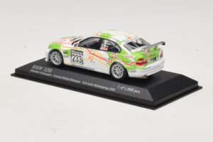 BMW 320i E46 #233 A. Priaulx / J. Muller Schubert Motorsport VLN Nurburgring 2005 Minichamps 1:43 400052433 Метал — снимка 3 от 4