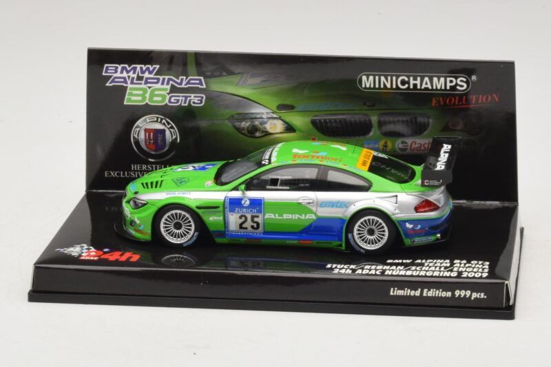 BMW Alpina B6 GT3 #25 24 Hours of Nürburgring 2009 Minichamps 1:43 437092625 Метал