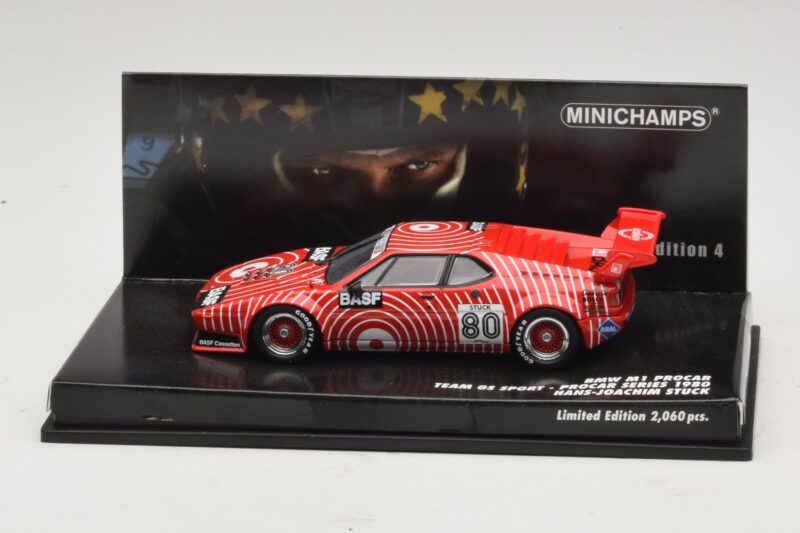 BMW M1 Procar #80 H-J. Stuck Procar Series 1980 Minichamps 1:43 444891604 Метал