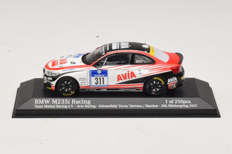 BMW M235i Team Mathol Racing #311 Scherfeld / Duve 24 Hours of Nurburgring 2015 Minichamps 1:43 437152511 Метал