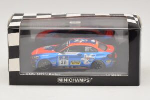 BMW M235i Team Medienkraftwerk #311 Di Martino / Olivo 24 Hours of Nurburgring 2014 Minichamps 1:43 437142411 Метал — снимка 4 от 4