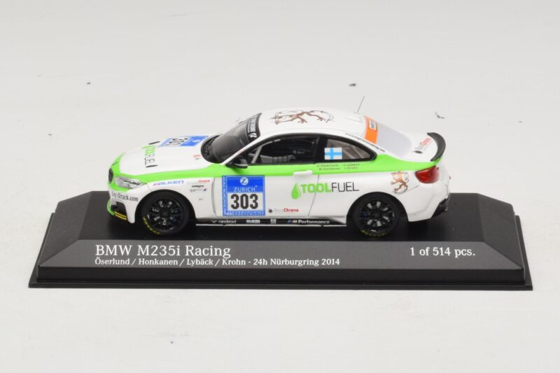 BMW M235i ToolFuel #303 Krohn 24 Hours of Nurburgring 2014 Minichamps 1:43 437142403 Метал