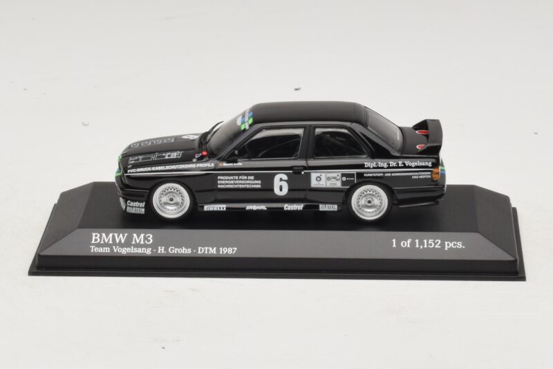 BMW M3 E30 #6 F. Grohs DTM 1987 Minichamps 1:43 430872006 Метал