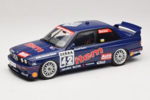 BMW M3 E30 Auto Maass #42 H. Becker DTM 1992 Minichamps 1:18 180922042 Метал