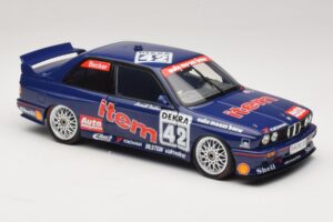 BMW M3 E30 Auto Maass #42 H. Becker DTM 1992 Minichamps 1:18 180922042 Метал — снимка 6 от 8