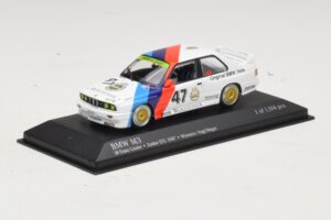 BMW M3 E30 M-Team Linder #47 Vogt / Herger Winners ETC Zolder 1987 Minichamps 1:43 430872047 Метал — снимка 2 от 4