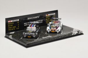 BMW M3 & M4 DTM Champions Set B. Spengler / M. Wittmann 2012 & 2014 Minichamps 1:43 412020723 Метал — снимка 2 от 5