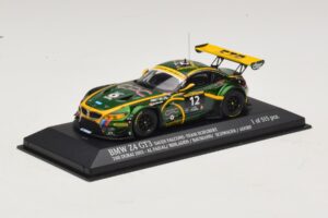 BMW Z4 GT3 Saudi Falcons #12 Al Faisal / Binladen 24 Hours of Dubai 2013 Minichamps 1:43 437132412 Метал — снимка 2 от 4