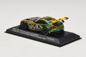 BMW Z4 GT3 Saudi Falcons #12 Al Faisal / Binladen 24 Hours of Dubai 2013 Minichamps 1:43 437132412 Метал — снимка 3 от 4