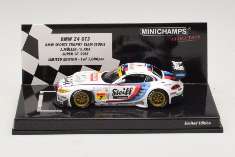 BMW Z4 GT3 Steiff #7 Muller / Ara Super GT 2015 Minichamps 1:43 447152007 Метал