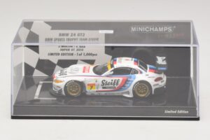 BMW Z4 GT3 Steiff #7 Muller / Ara Super GT 2015 Minichamps 1:43 447152007 Метал — снимка 4 от 5