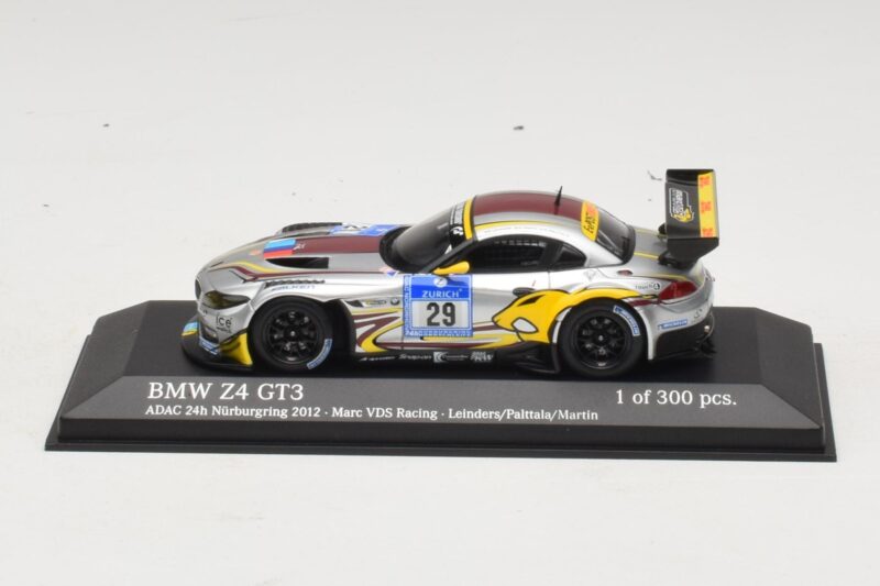 BMW Z4 GT3 VDS Racing #29 B. Leinders / M. Palttala 24 Hours of Nurburgring 2012 Minichamps 1:43 BMW Z4 GT3 VDS Racing #29 B. Leinders / M. Palttala 24 Hours of Nurburgring 2012 Minichamps 1:43 437122929 Метал
