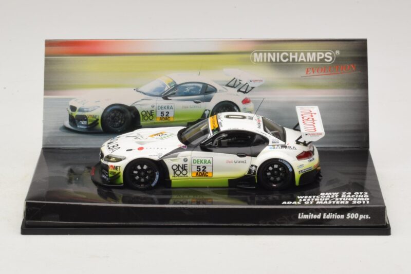 BMW Z4 GT3 Westcoast Racing #52 F. Lestrup ADAC GT Masters 2011 Minichamps 1:43 437112952 Метал