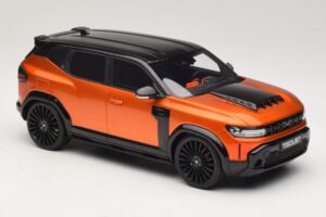 Dacia Duster Mk3 Redust Sport 4x2 Hybrid Metallic Orange Otto 1:18 OT1316 Смола — снимка 4 от 6