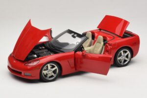Chevrolet Corvette C6 Кабриолет Червен AUTOart 1:18 71221 Метал — снимка 2 от 8