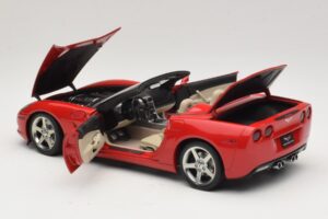 Chevrolet Corvette C6 Кабриолет Червен AUTOart 1:18 71221 Метал — снимка 5 от 8