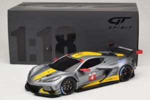 Chevrolet Corvette C8.R Сив GT Spirit 1:18 GT307 Смола — снимка 6 от 6