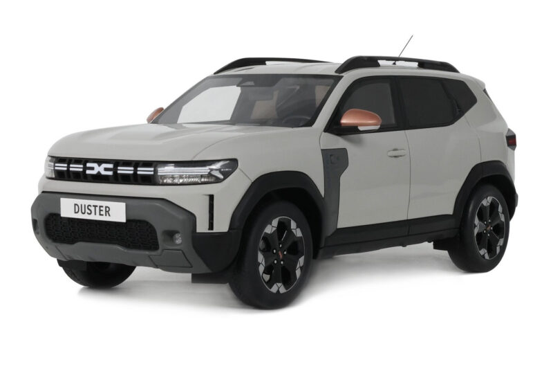 Dacia Duster Mk3 Extreme TCe 130 4x4 Beige Sandstone Otto 1:18 Dacia Duster Mk3 Extreme TCe 130 4x4 Beige Sandstone Otto 1:18 OT1258 Смола